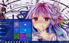 Clockwork Planet win10 theme