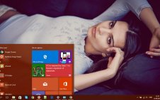 Kendall Jenner win10 theme