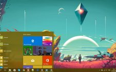 No Man's Sky win10 theme