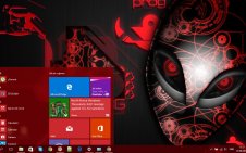 Alienware Red win10 theme