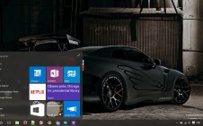 Nissan GTR win10 theme