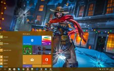 McCree (Overwatch) win10 theme