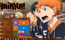 Haikyuu!! (Haikyu!!) win10 theme