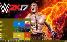 Brock Lesnar win10 theme