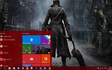 Bloodborne win10 theme