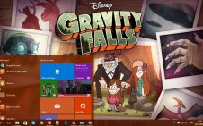 Gravity Falls win10 theme