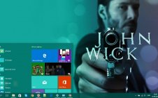 John Wick win10 theme