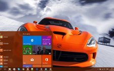 Dodge Viper win10 theme