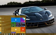 Lamborghini Centenario win10 theme