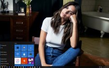 Emily Ratajkowski win10 theme