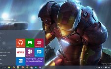 Iron Man win10 theme