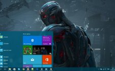 Ultron win10 theme