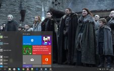 Starks (House Stark) win10 theme