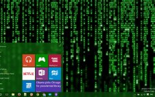 Matrix win10 theme