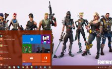 Fortnite win10 theme