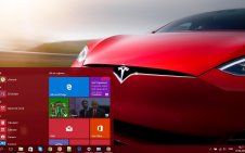 Tesla win10 theme