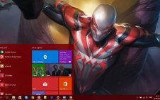 Spider-Man 2099 win10 theme
