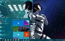 Knights of Sidonia win10 theme