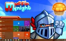 Muffin Knight win10 theme