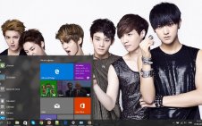 EXO win10 theme