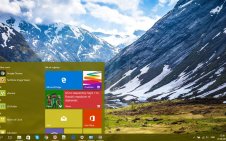 Norway win10 theme