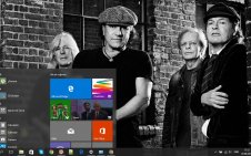 AC/DC win10 theme