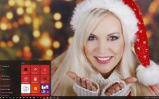 Christmas Girls win10 theme