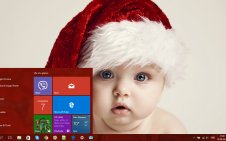 Christmas Babies win10 theme