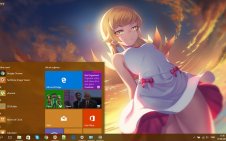 Monogatari Series win10 theme