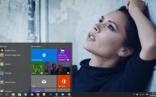 Victoria Beckham win10 theme