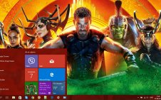 Thor: Ragnarok win10 theme