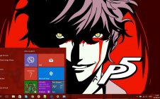 Persona 5 win10 theme