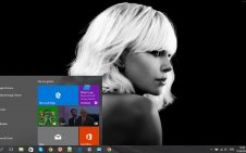 Atomic Blonde win10 theme