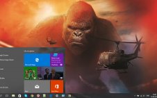 Kong: Skull Island win10 theme