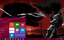 Afro Samurai win10 theme