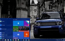 Range Rover win10 theme