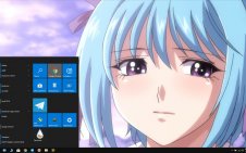 Rosario + Vampire win10 theme