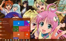 To Love-Ru win10 theme