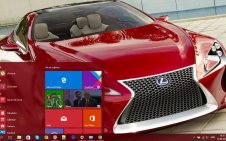 Lexus LC win10 theme