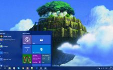 Castle in the Sky (Tenkuu no Shiro Laputa) win10 theme