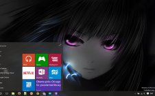 Angel Beats win10 theme