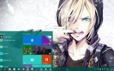 Yuri!!! on ICE win10 theme