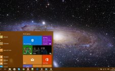 Milky Way win10 theme