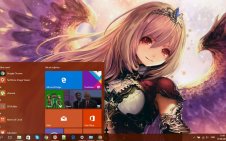 Rage of Bahamut: Genesis win10 theme