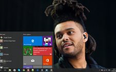 The Weeknd win10 theme