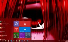 Elfen Lied win10 theme