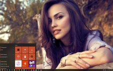 Beautiful Women win10 theme