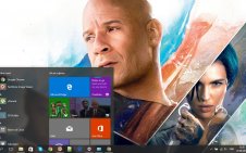 Vin Diesel win10 theme
