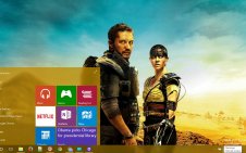 Mad Max Fury Road win10 theme