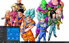 Dragon Ball Super win10 theme